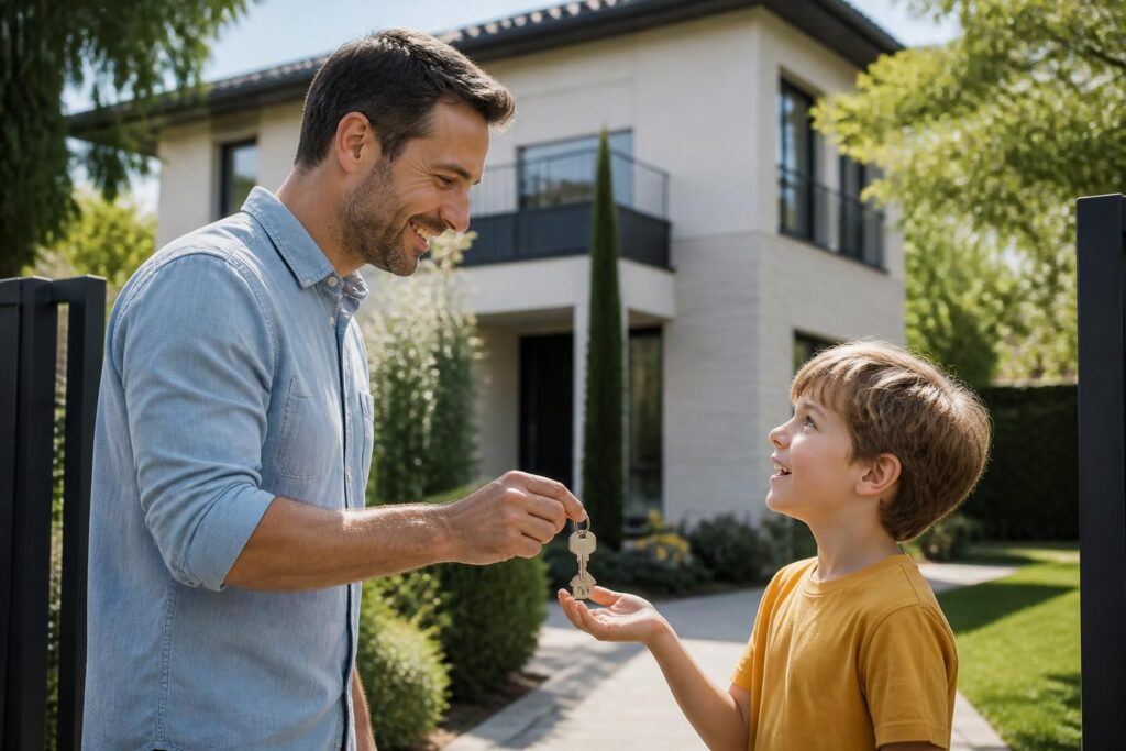 découvrez comment transmettre un bien immobilier à votre enfant de votre vivant en toute sécurité grâce à la donation, avec des conseils juridiques et fiscaux pratiques.